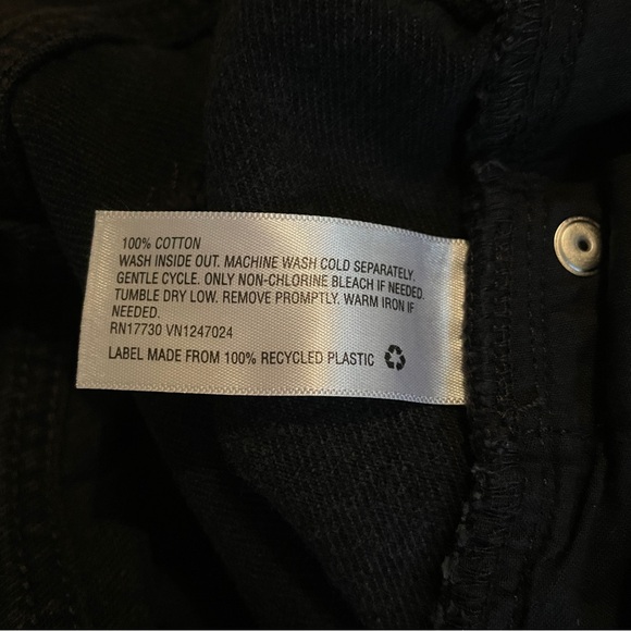 Wild Fable Highest Rise Black Cut Off Shorts Size 2 Denim Distressed Accents - Picture 5 of 9